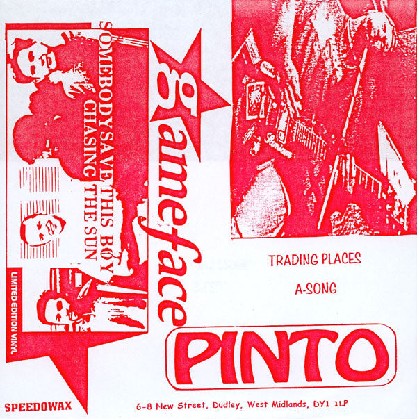 Gameface / Pinto : Gameface / Pinto (7", Ltd, Cre)